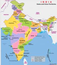 New Political Map of India
